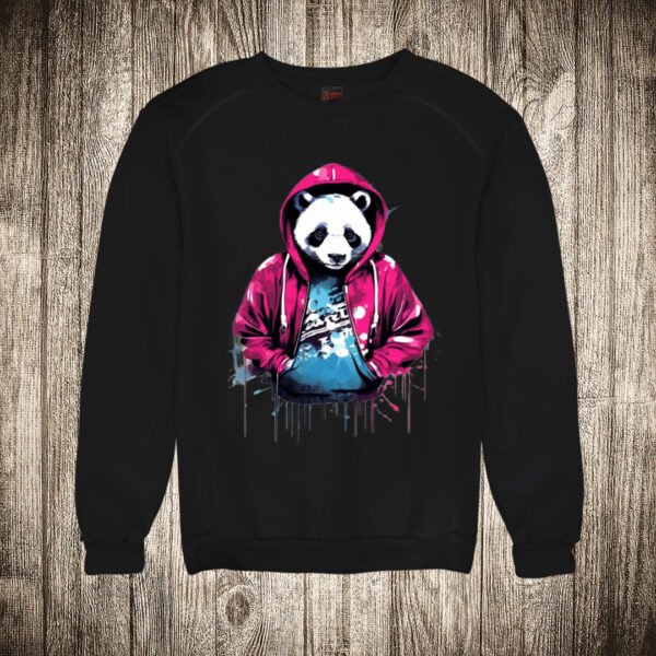 duks bez kapuljace boja crna slika urban panda 16